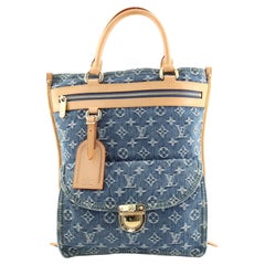 Louis Vuitton Sac Plat Bag Denim