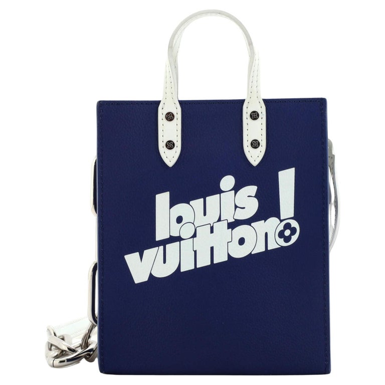Louis Vuitton Sac Plat Bag Everyday Signature Printed Leather XS For Sale  at 1stDibs