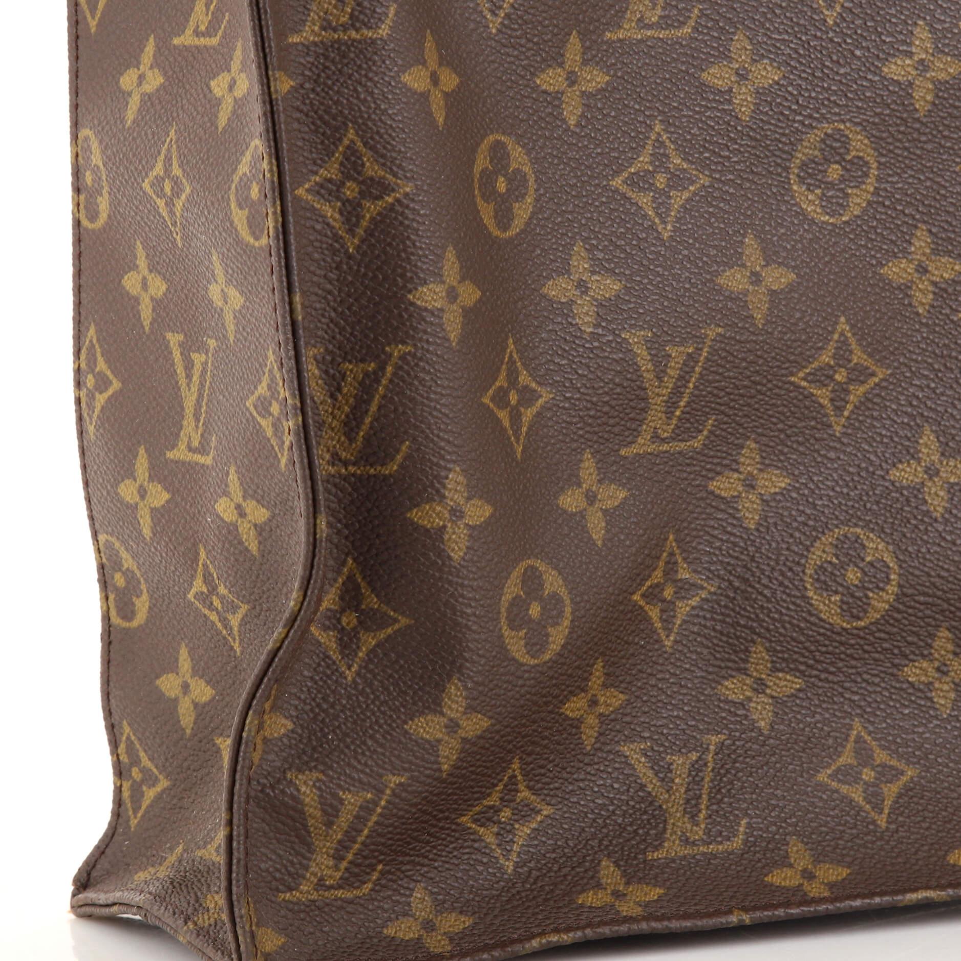 Louis Vuitton Sac Plat Bag Monogram Canvas In Good Condition In NY, NY