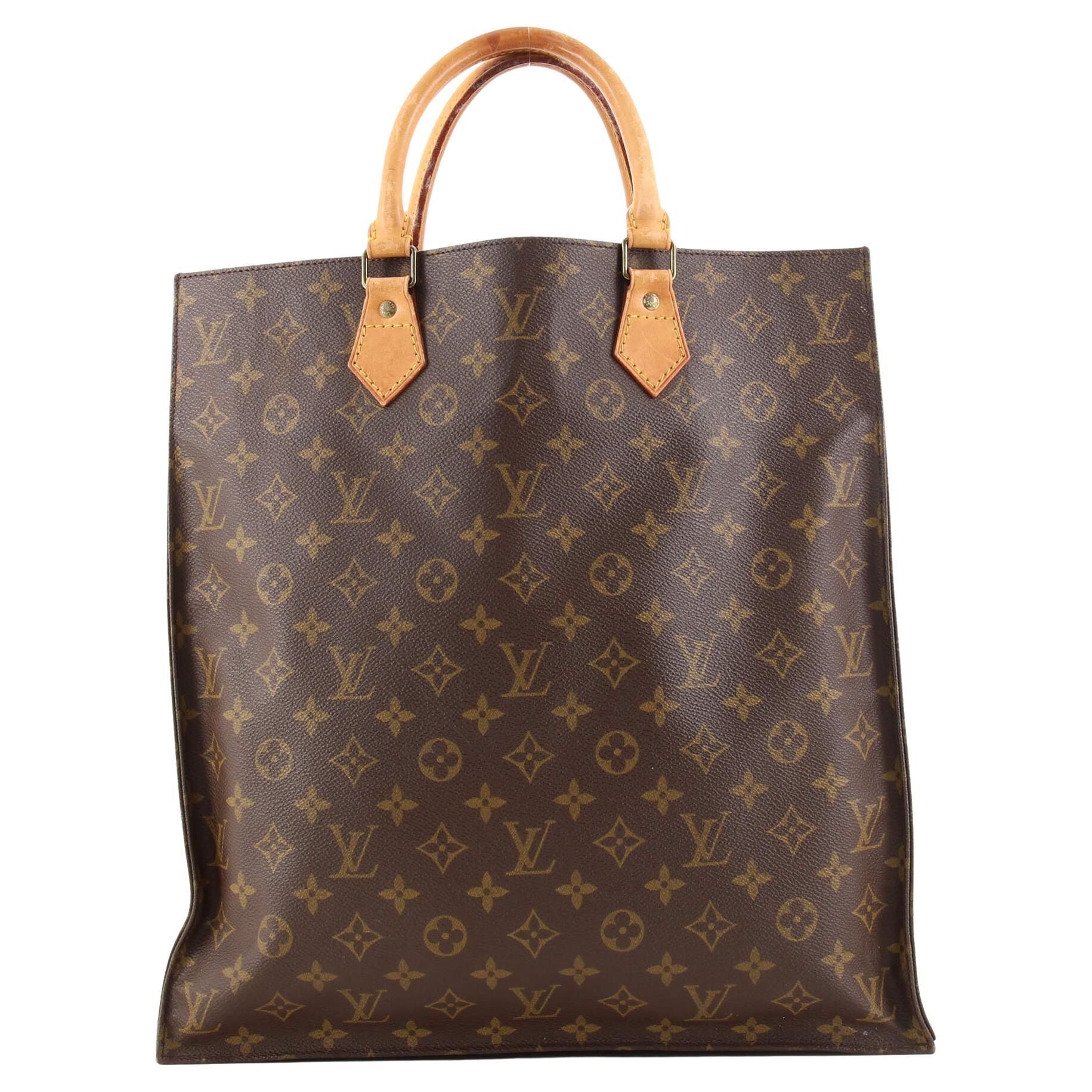 Louis Vuitton Sac Plat Bag Monogram Canvas