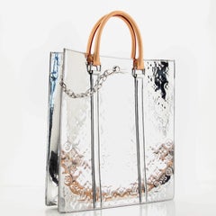 Louis Vuitton Sac Plat Bag Monogram Mirror Coated Canvas