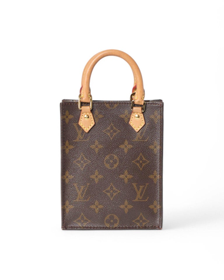 中古★Louis Vuitton Sac Plat BB Monogram★ Louis Vuitton Sac Plat BB Monogram For Sale at 1stDibs