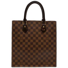 Louis Vuitton Sac Plat coated canvas checked tote