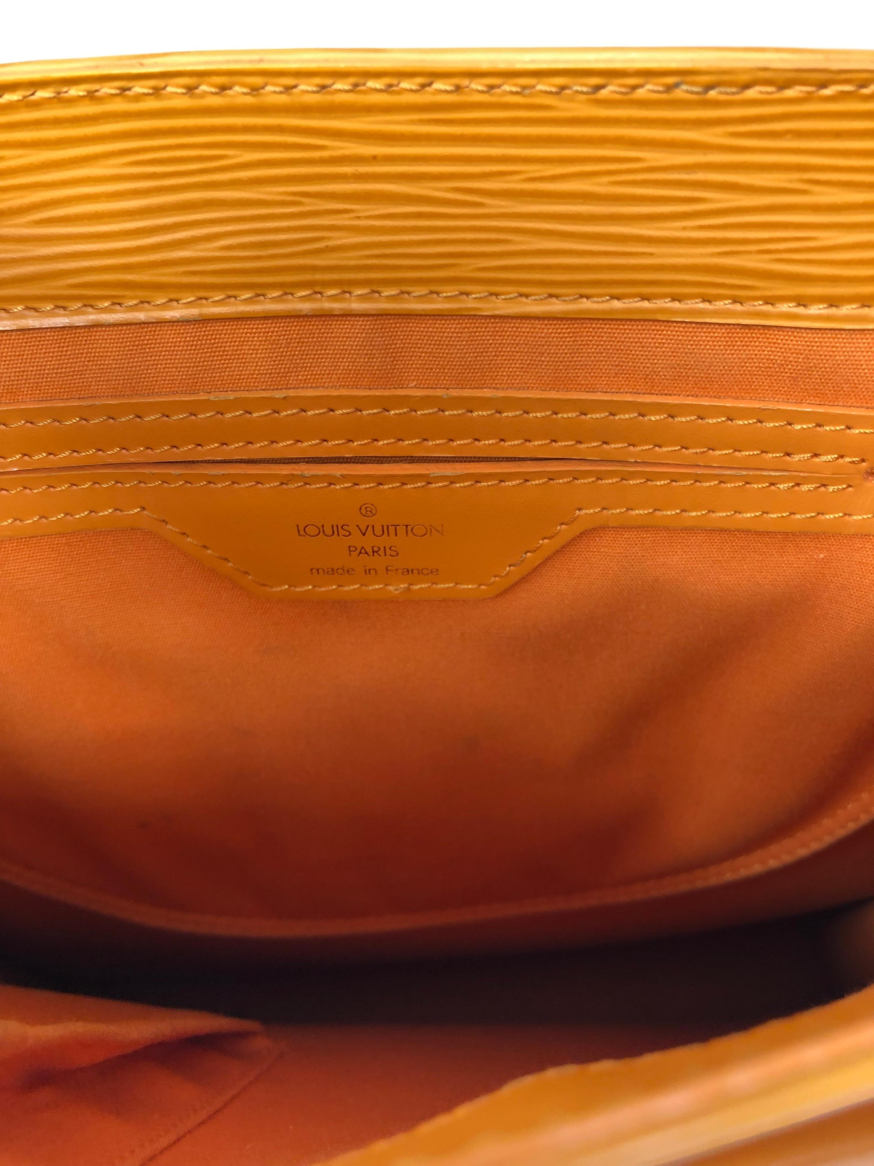 Louis Vuitton Sac Plat Epi Orange 1