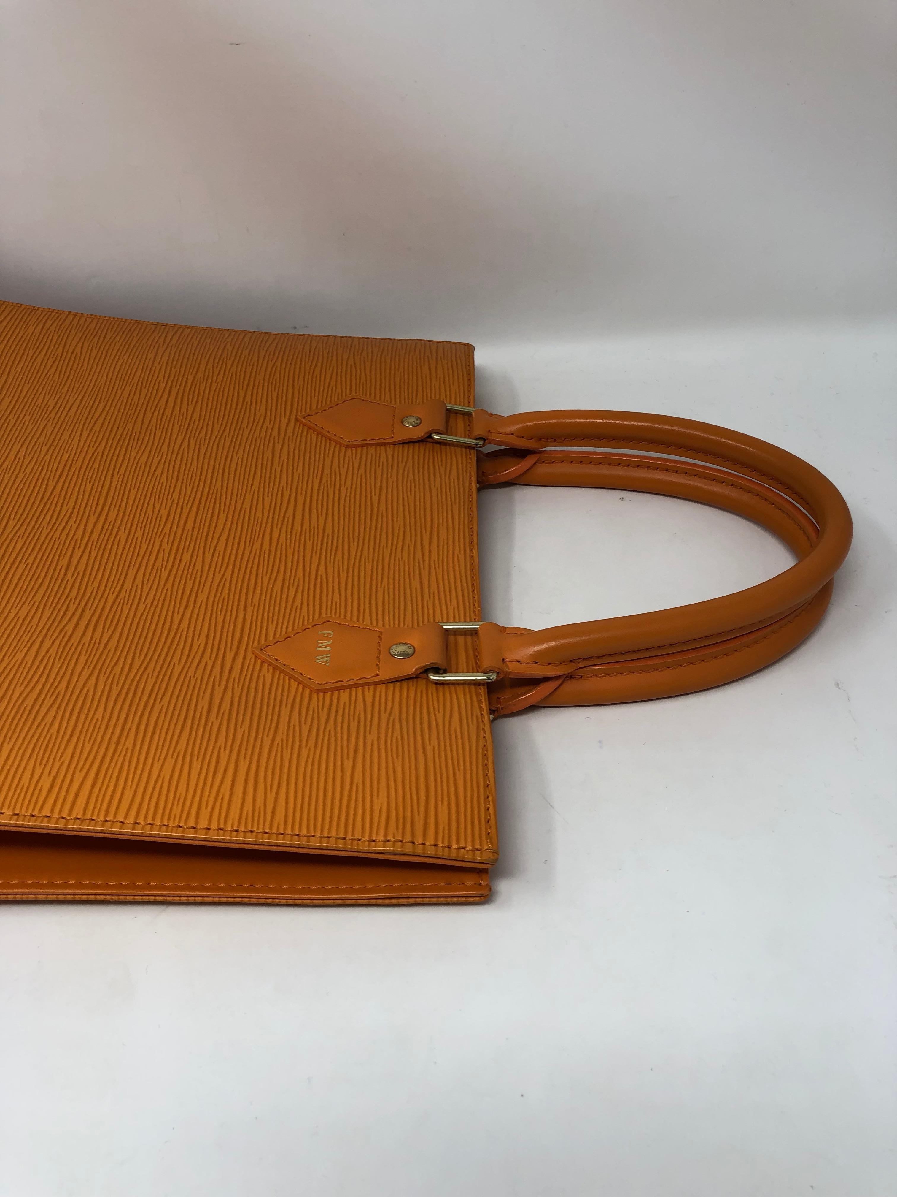 Louis Vuitton Sac Plat Epi Orange 4