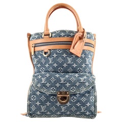 Louis Vuitton Sac Plat Handbag Denim