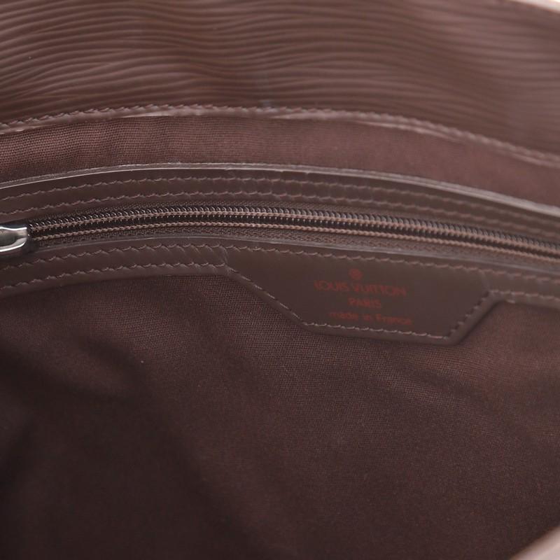 Louis Vuitton Sac Plat Handbag Epi Leather GM 4