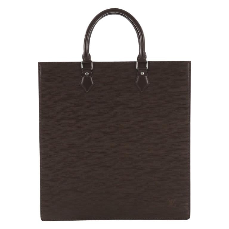 Louis Vuitton Sac Plat Handbag Epi Leather GM