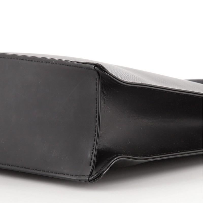Louis Vuitton Sac Plat Handbag Epi Leather PM 1