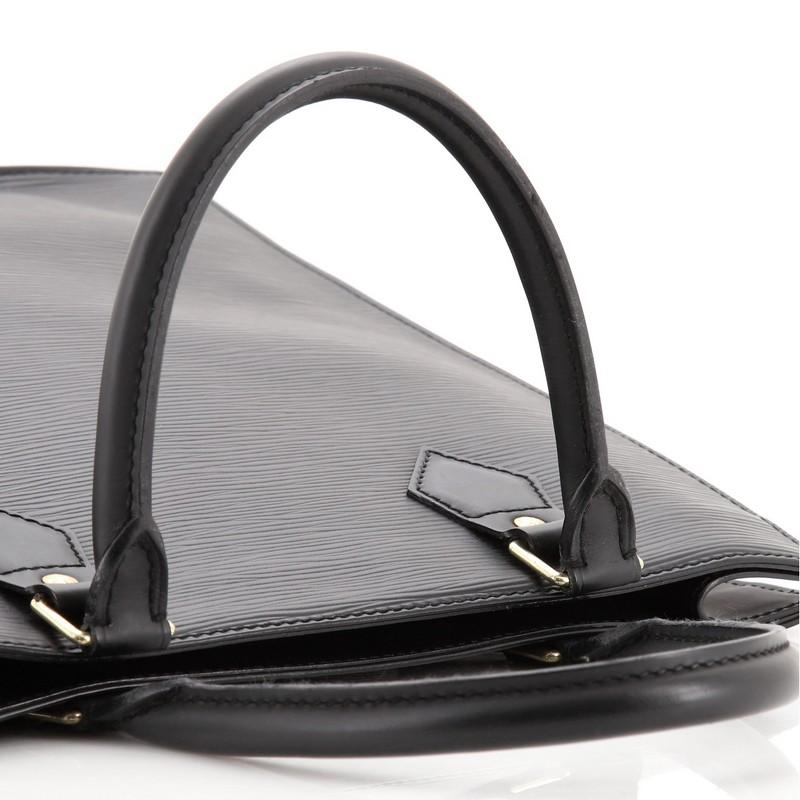 Louis Vuitton Sac Plat Handbag Epi Leather PM 2