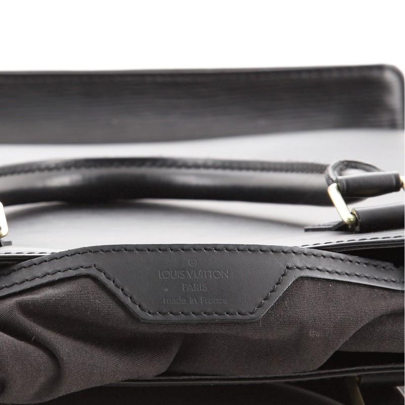 Louis Vuitton Sac Plat Handbag Epi Leather PM 3