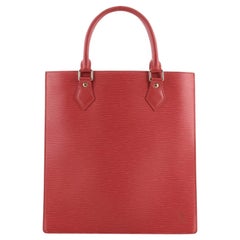 Louis Vuitton Sac Plat Handbag Epi Leather PM