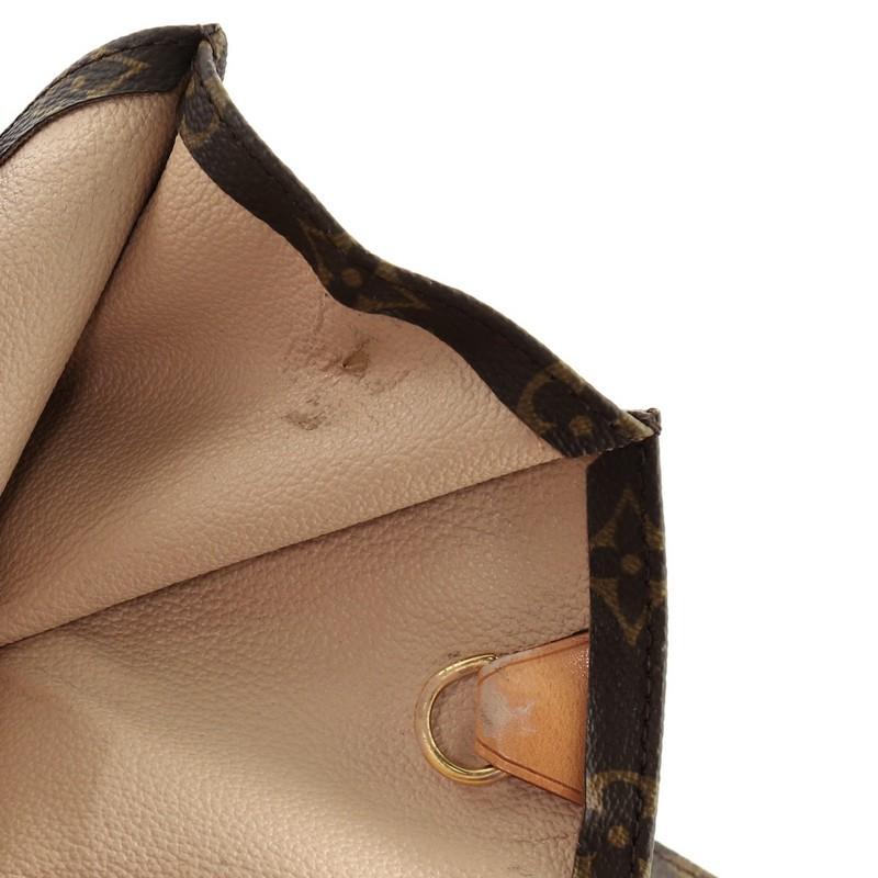 Louis Vuitton Sac Plat Handbag Monogram Canvas GM 1
