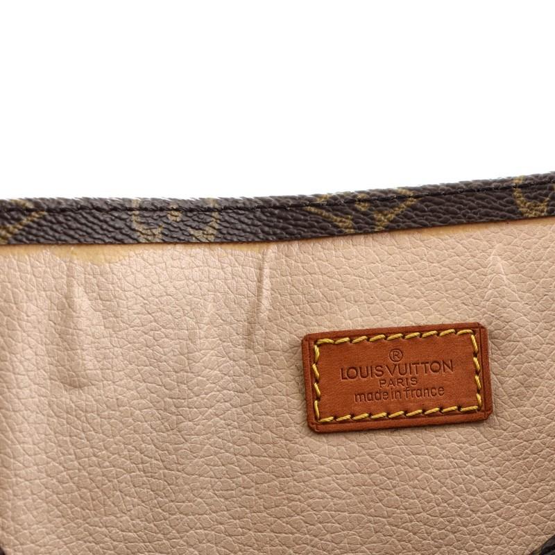 Louis Vuitton Sac Plat Handbag Monogram Canvas GM 2