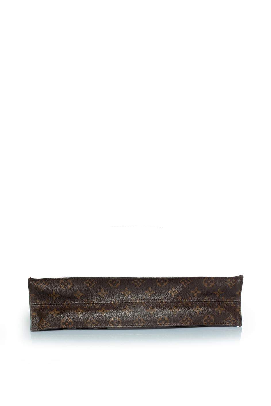 Black Louis Vuitton, Sac Plat in monogram canvas
