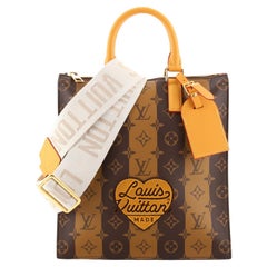 Louis Vuitton Sac Plat Messenger Bag Limited Edition Stripes Monogram Can