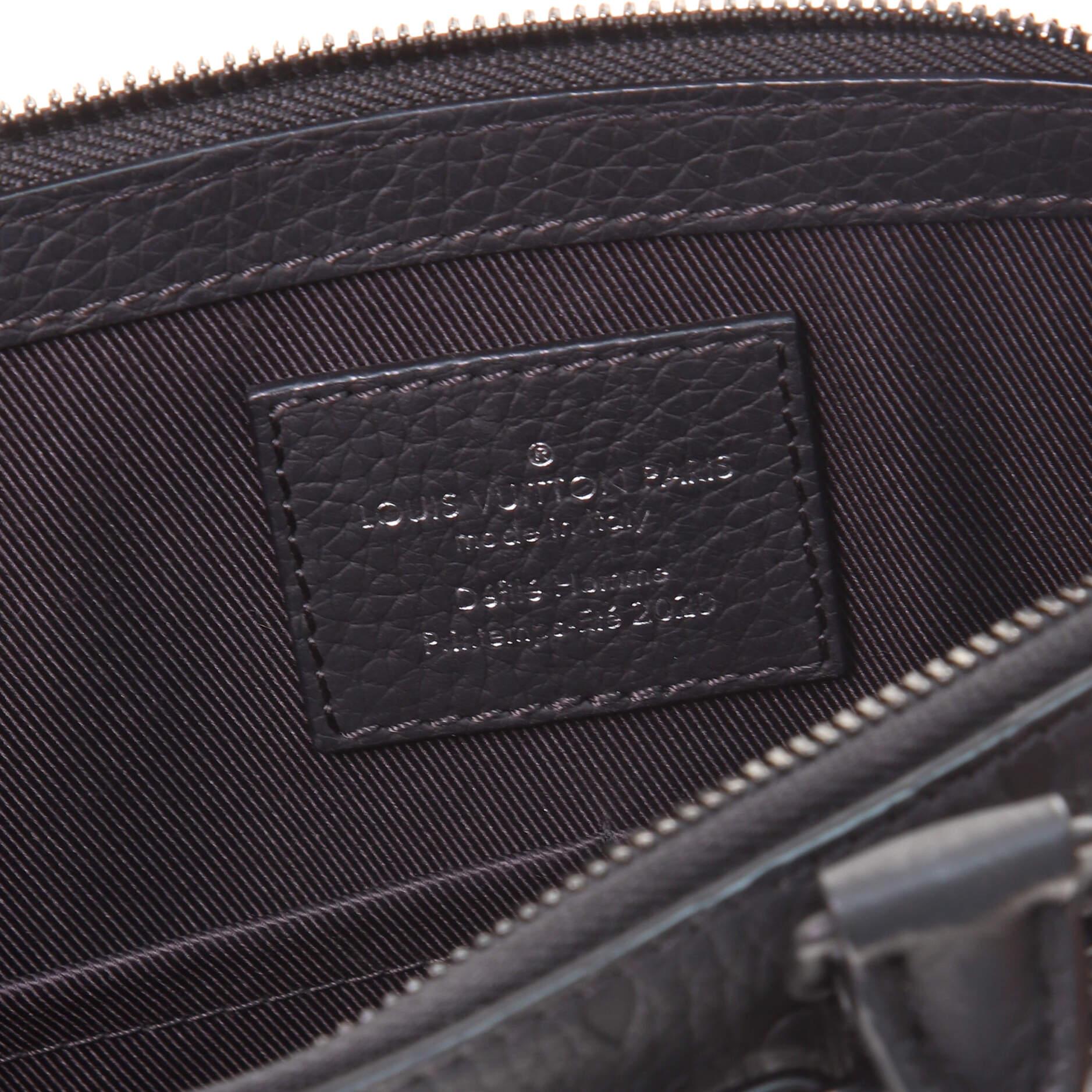 Louis Vuitton Sac Plat Messenger Bag Monogram Taurillon Leather 1