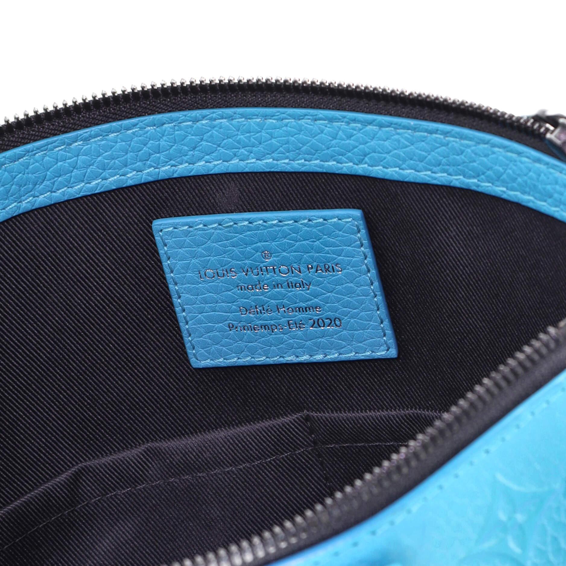Women's or Men's Louis Vuitton Sac Plat Messenger Taurillon Monogram Leather