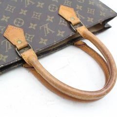 Louis Vuitton Sac Plat Monogram 868094 Brown Coated Canvas Tote