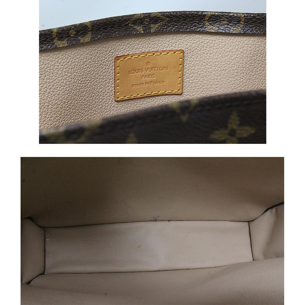 Louis Vuitton Sac Plat Monogram Handbag Large Tote 2