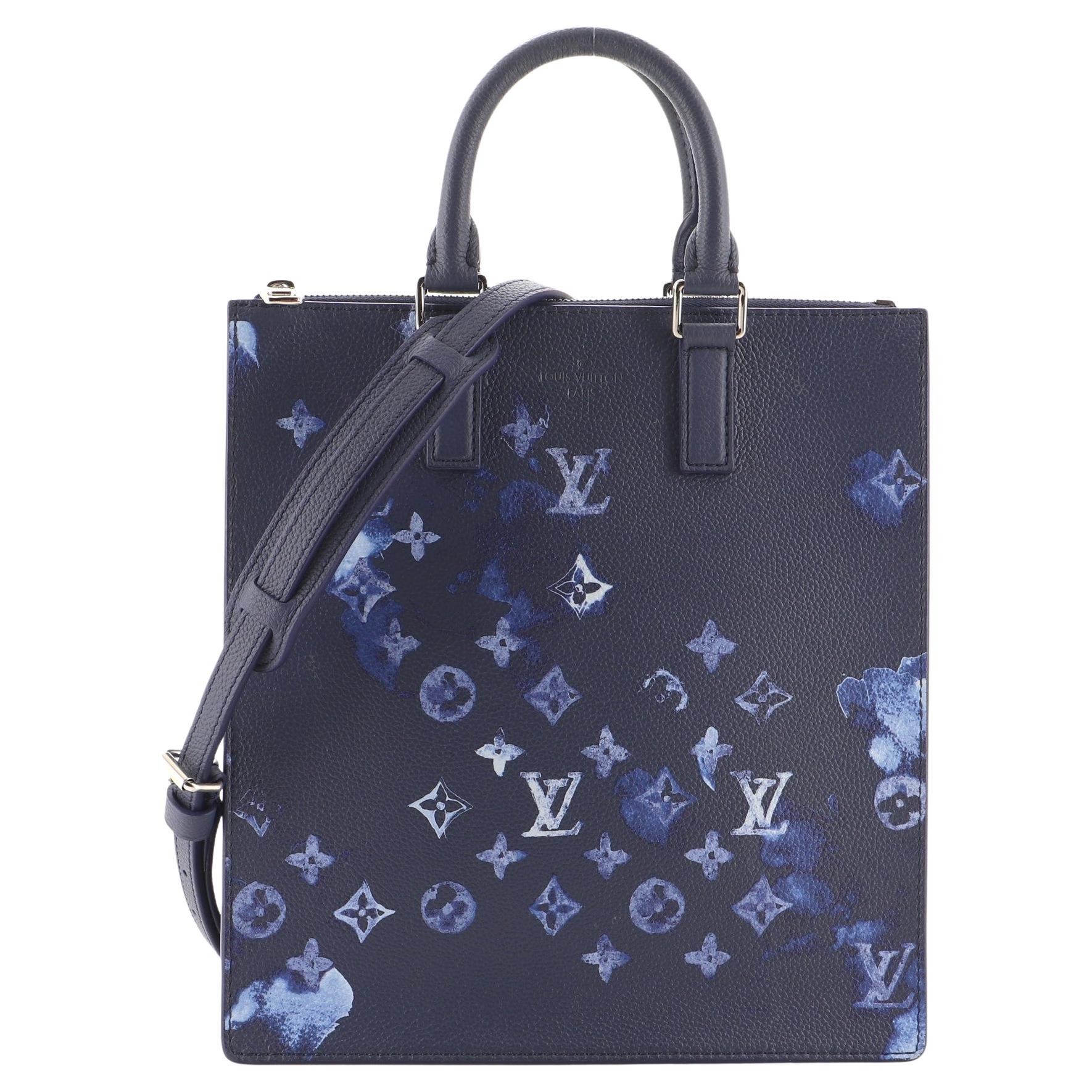 Louis Vuitton Sac Plat Zippe Bag Limited Edition Monogram Ink Watercolor Leather