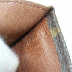 Louis Vuitton Sac rabat Pochette Rabat Mule Envelope 869014 Brown Canvas Clutch