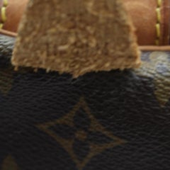 Louis Vuitton Sac Souple 35 Boston Mm 869848 Brown Coated Canvas Satchel