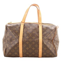 Louis Vuitton Sac Souple Handbag Monogram Canvas 35
