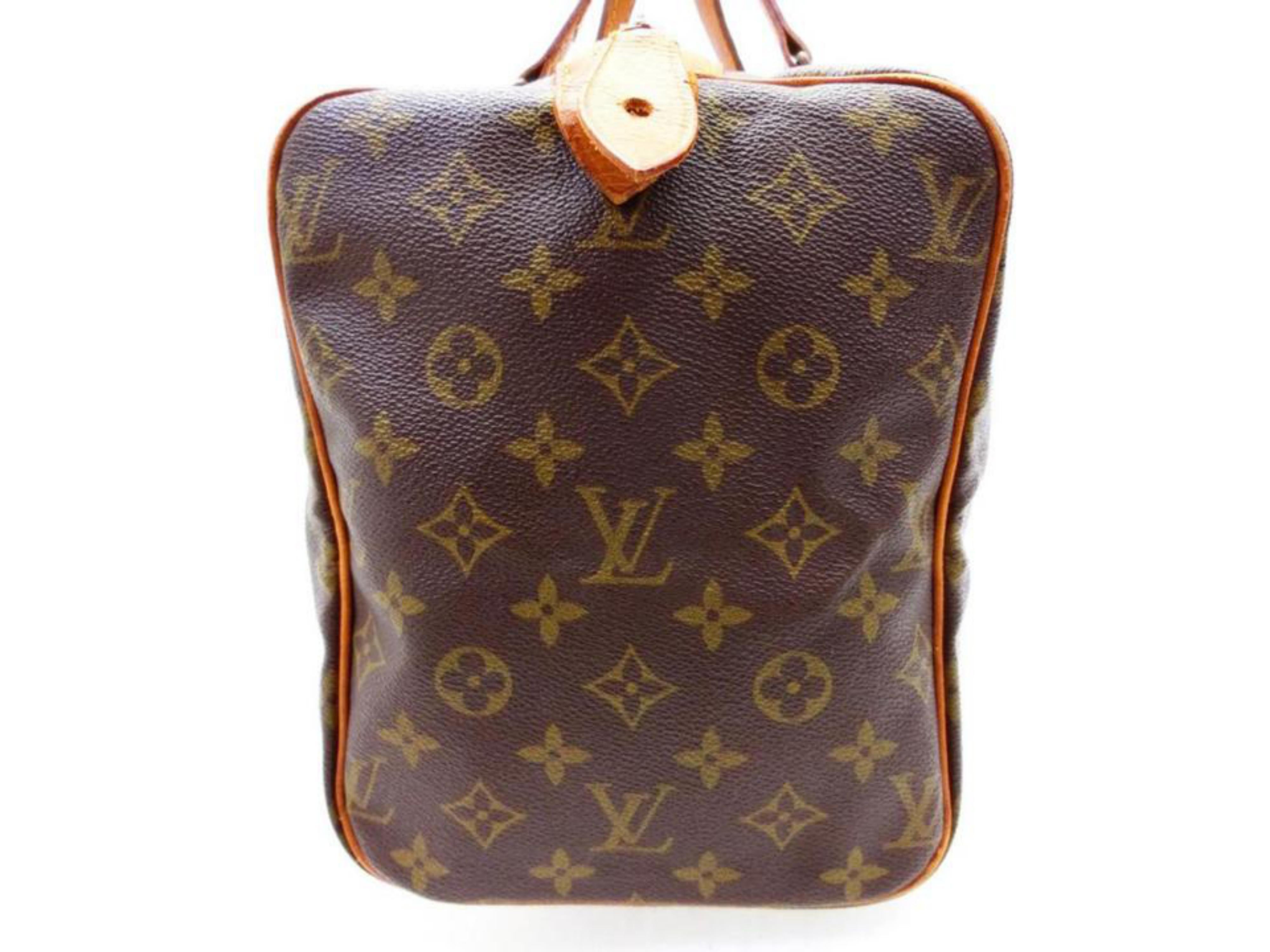 Louis Vuitton Sac Souple Monogram 45 227039 Coated Canvas Weekend/Travel Bag For Sale 6