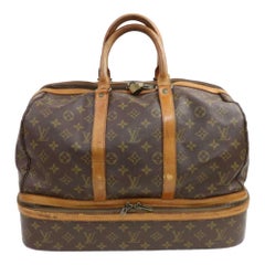 Vintage Louis Vuitton Sac Sport Duffle 870602 Brown Coated Canvas Weekend/Travel Bag