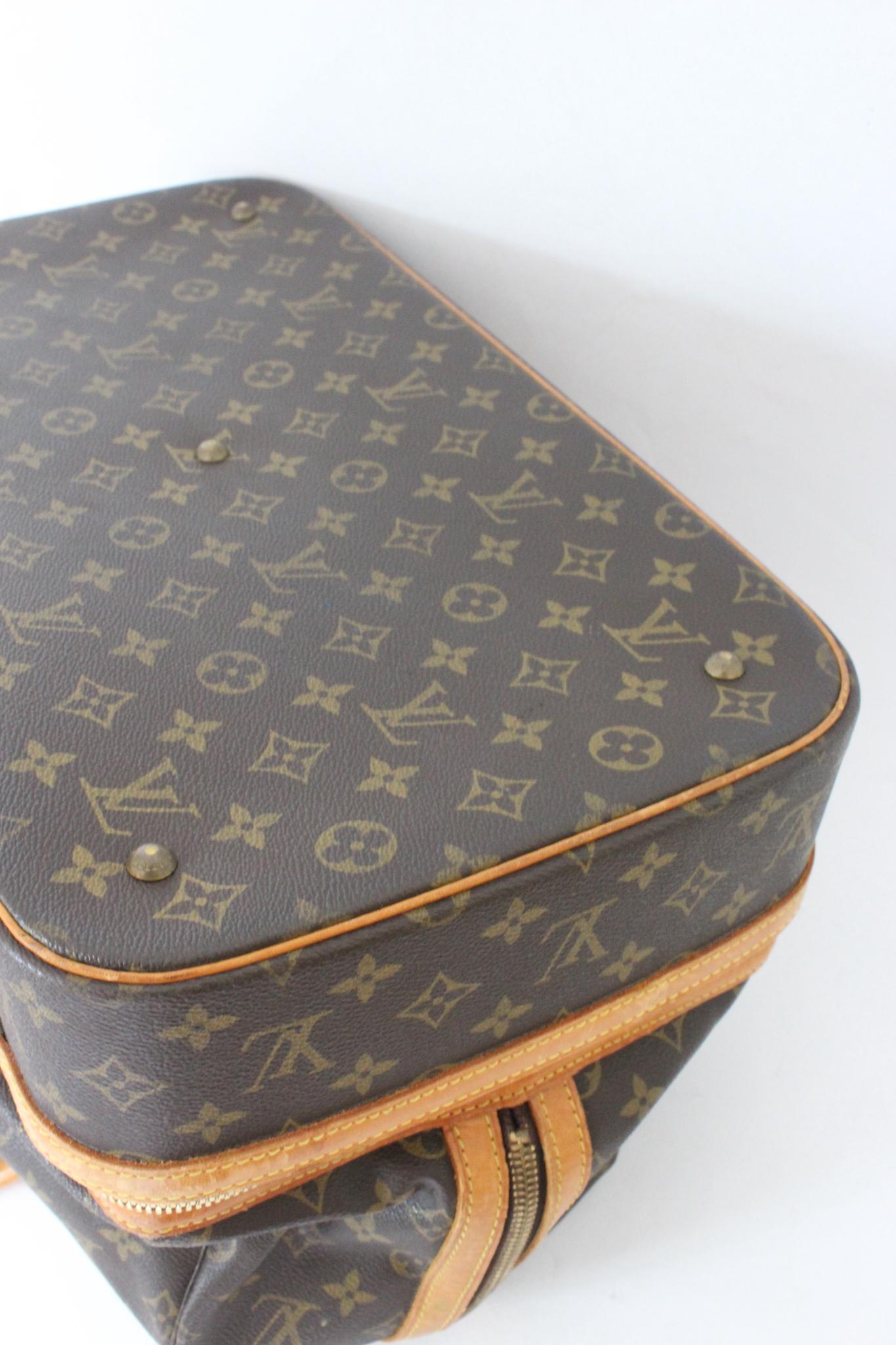 Louis Vuitton Sac Sport Luggage Bag Monogram Vintage 1980s 7