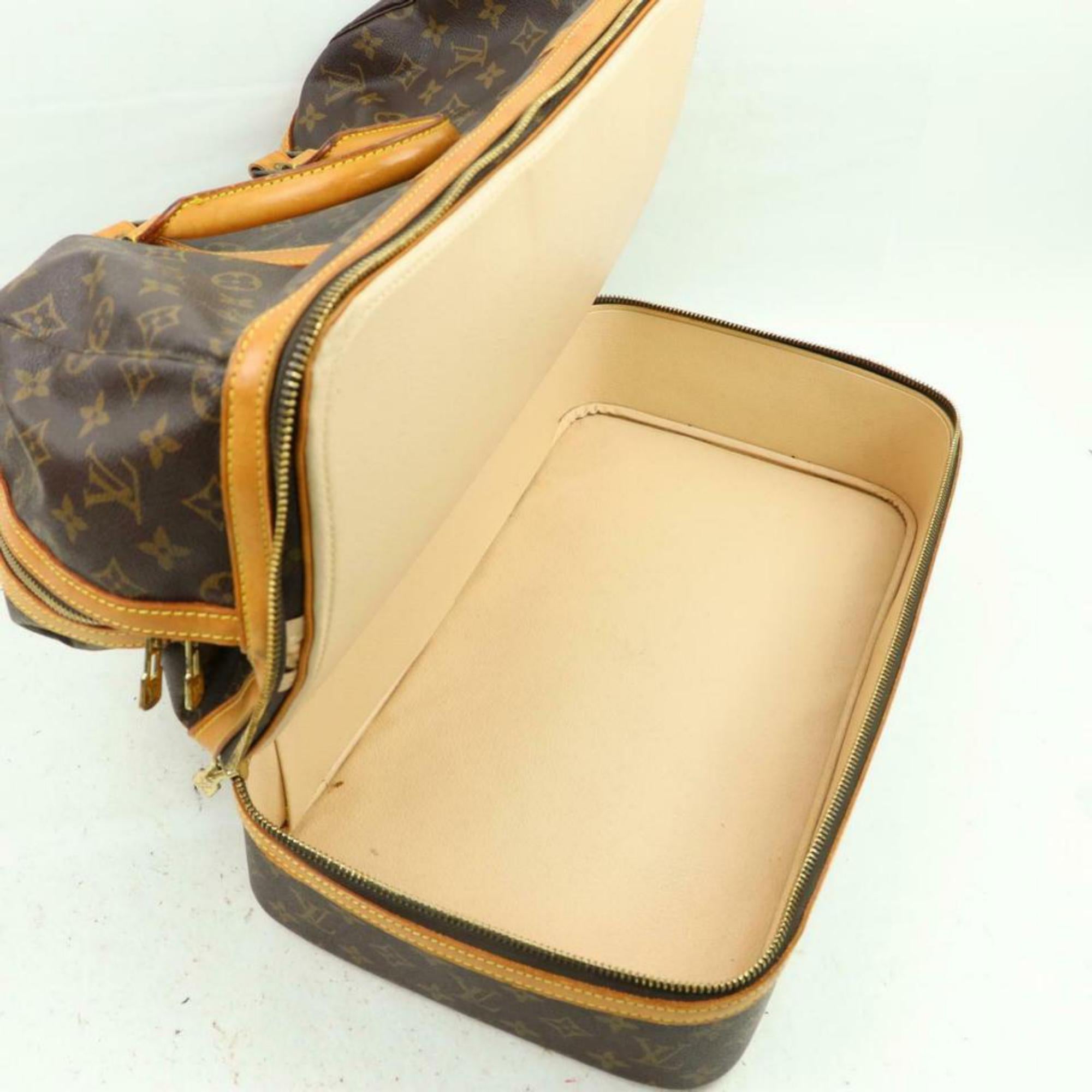 Louis Vuitton Sac Sport Monogram 870440 Brown Coated Canvas Weekend/Travel Bag 8
