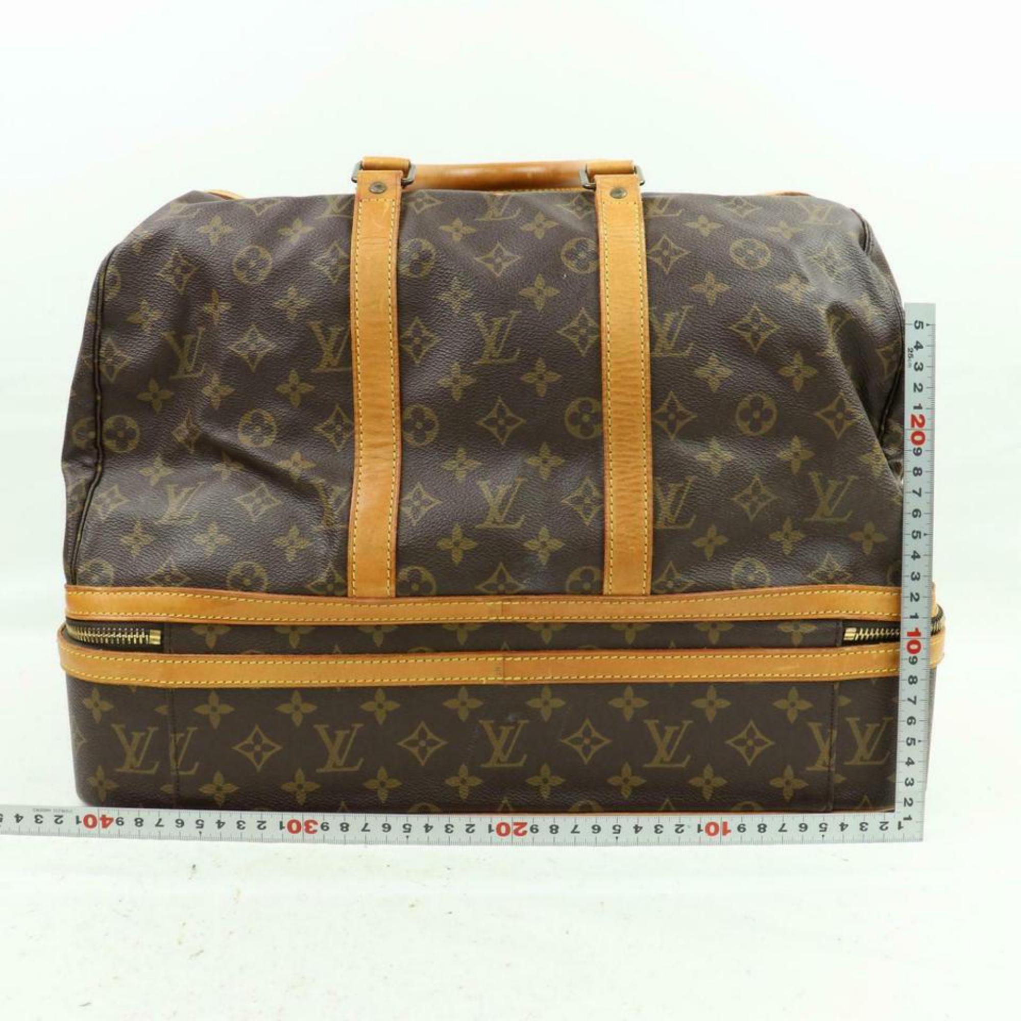 Louis Vuitton Sac Sport Monogram 870440 Brown Coated Canvas Weekend/Travel Bag 2