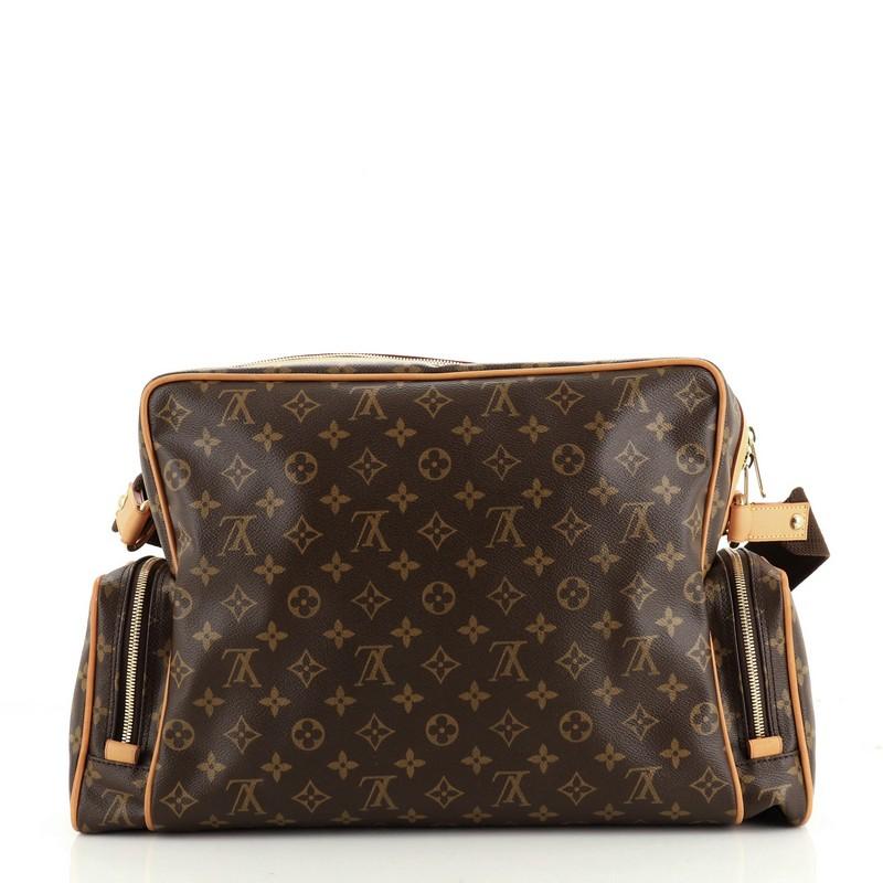 Sac Squash Handtasche aus Segeltuch mit Monogramm von Louis Vuitton (Schwarz)