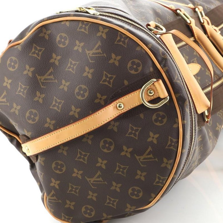 LOUIS VUITTON Tennis bag in monogrammed canvas and nat…
