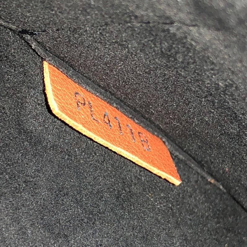 Black Louis Vuitton Sac Tricot Handbag Monogram Vernis