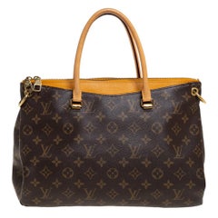 Louis Vuitton Safran Monogramm Canvas Pallas Tasche