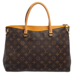Louis Vuitton Saffron Monogram Canvas Pallas MM Bag
