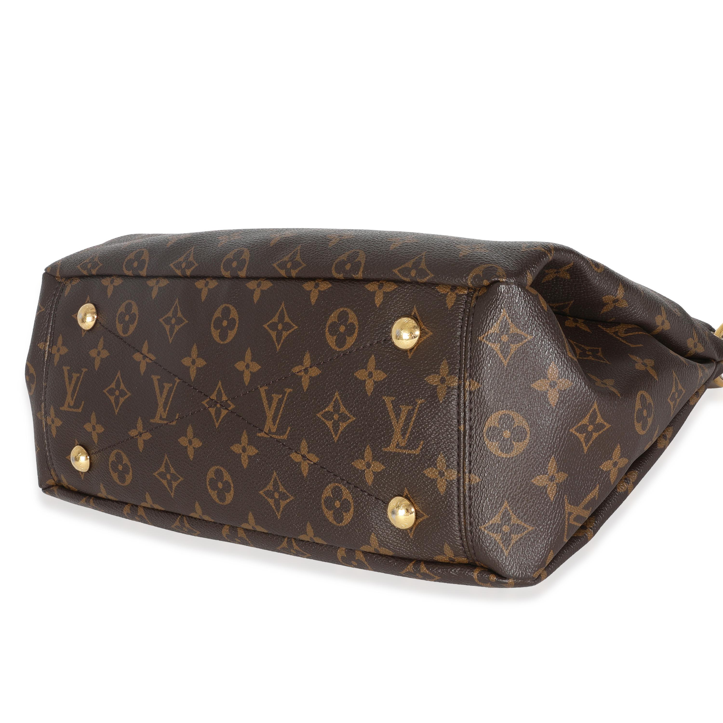 Louis Vuitton Saffron Monogram Canvas Pallas MM For Sale 3