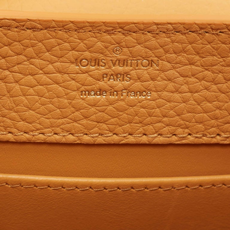 Louis Vuitton, Bags, Louis Vuitton W Pm Monogram Cuir Orfevre Tote Bag  Safran