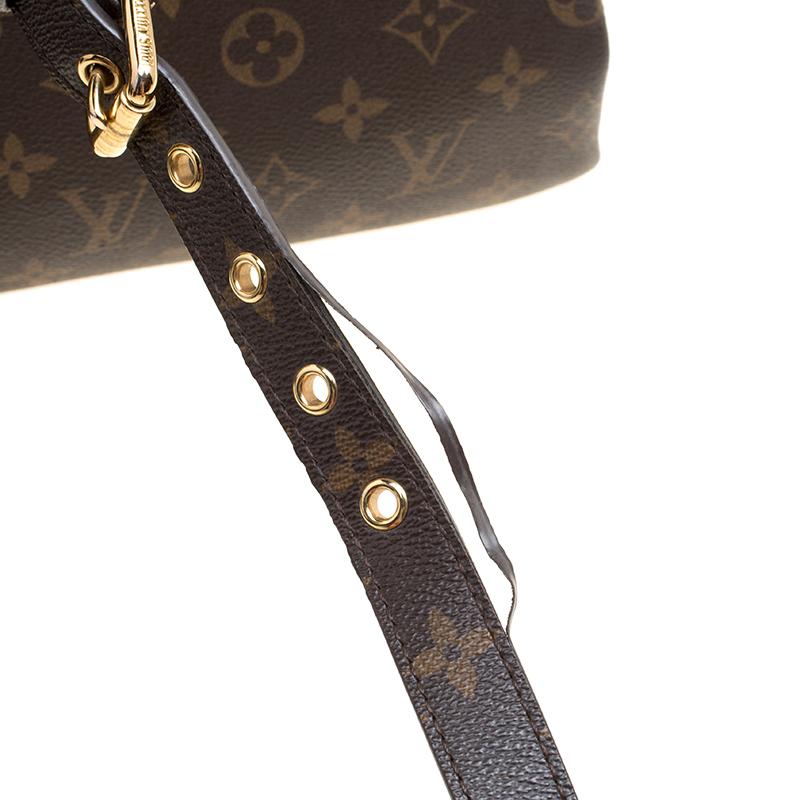 Louis Vuitton Safran Monogram Canvas and Leather Pallas Bag with Charm 7