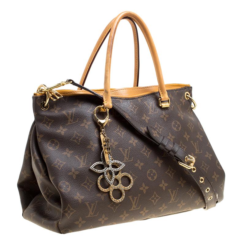 Louis Vuitton Safran Monogram Canvas and Leather Pallas Bag with Charm 3