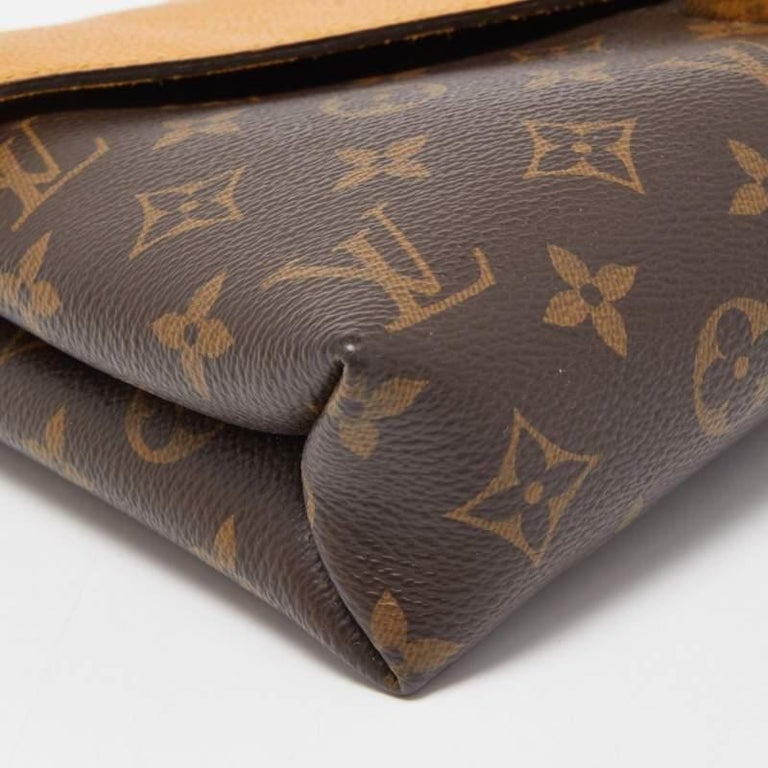 Louis Vuitton Safran Monogram Canvas Pallas Chain Bag For Sale at 1stDibs