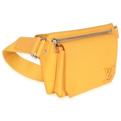 Louis Vuitton Safran Yellow Grained Calfskin Aerogram Takeoff Slingbag