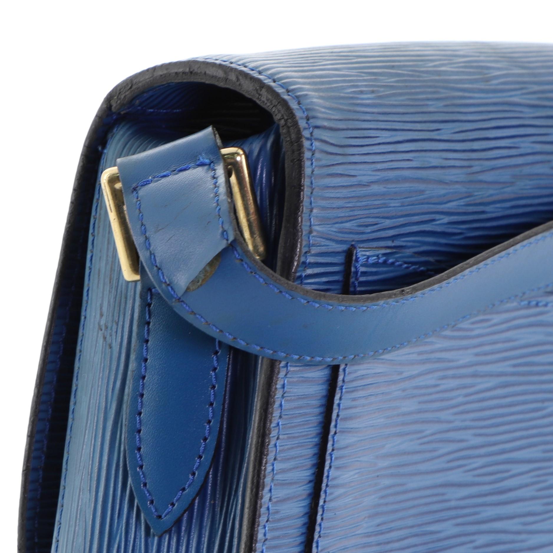 Louis Vuitton Saint Cloud Handbag Epi Leather GM 3