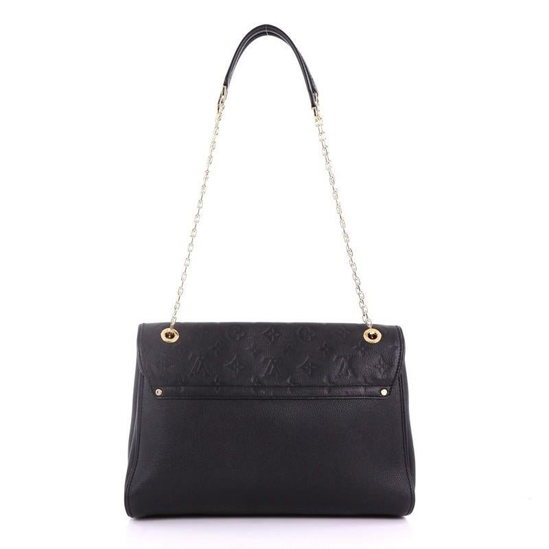 Women's or Men's Louis Vuitton Saint Germain Handbag Monogram Empreinte Leather MM