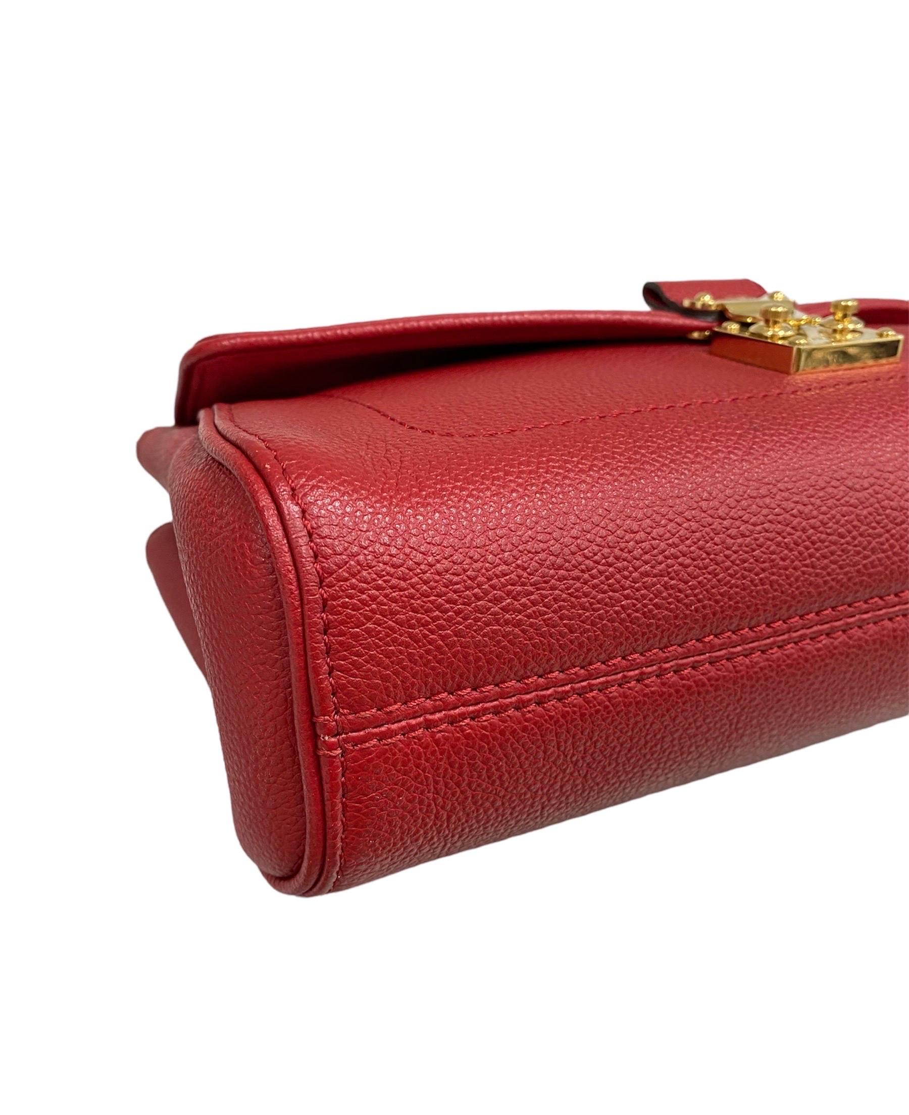 Louis Vuitton Saint Germain Red Shoulder Bag 1