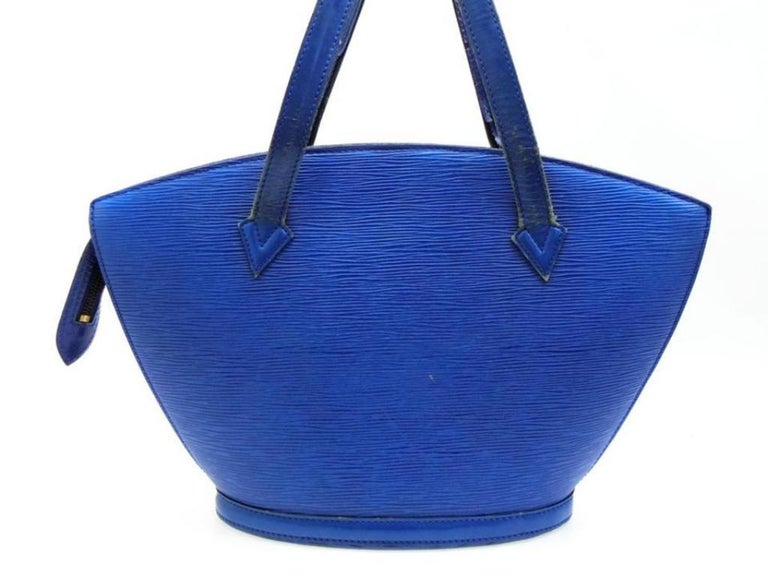 Louis Vuitton Toledo Blue Epi Leather Alma PM Bag For Sale at 1stDibs