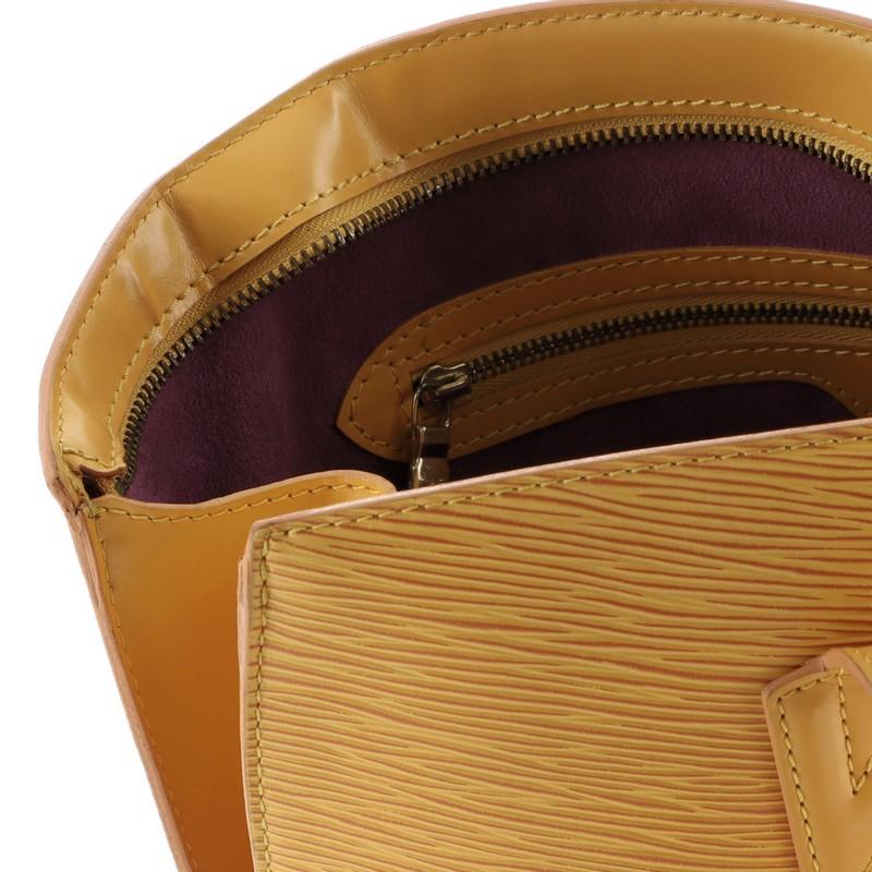 Louis Vuitton Saint Jacques Handbag Epi Leather GM 5