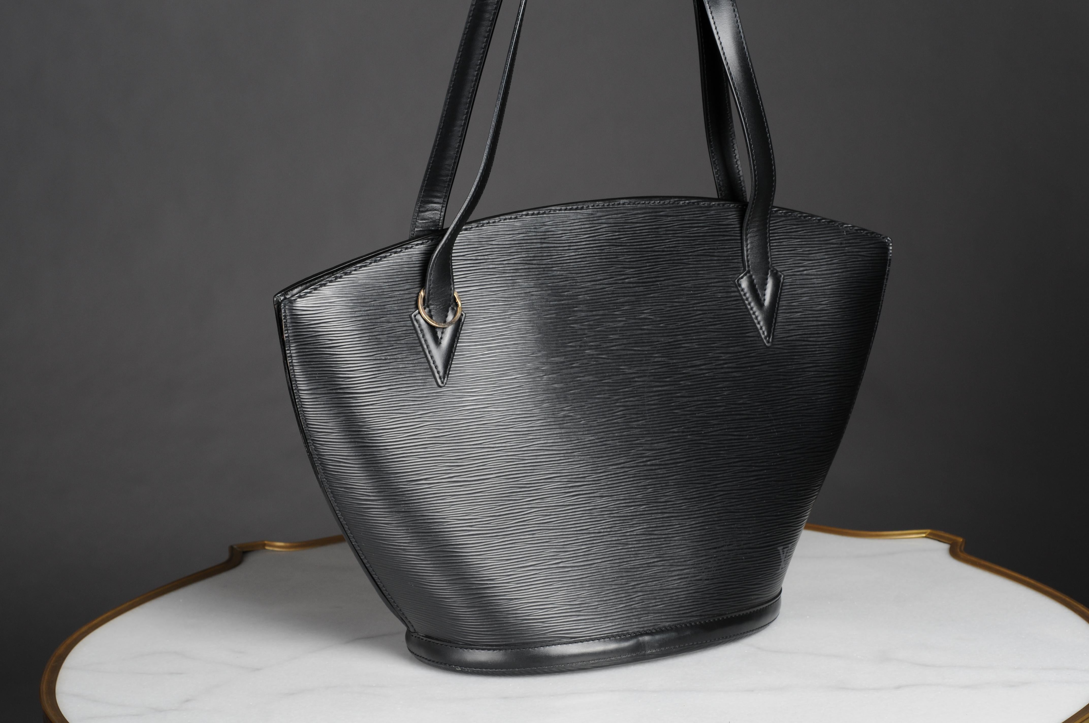 Femenino o masculino Louis Vuitton Saint Jacques PM Negro Piel EPI en venta